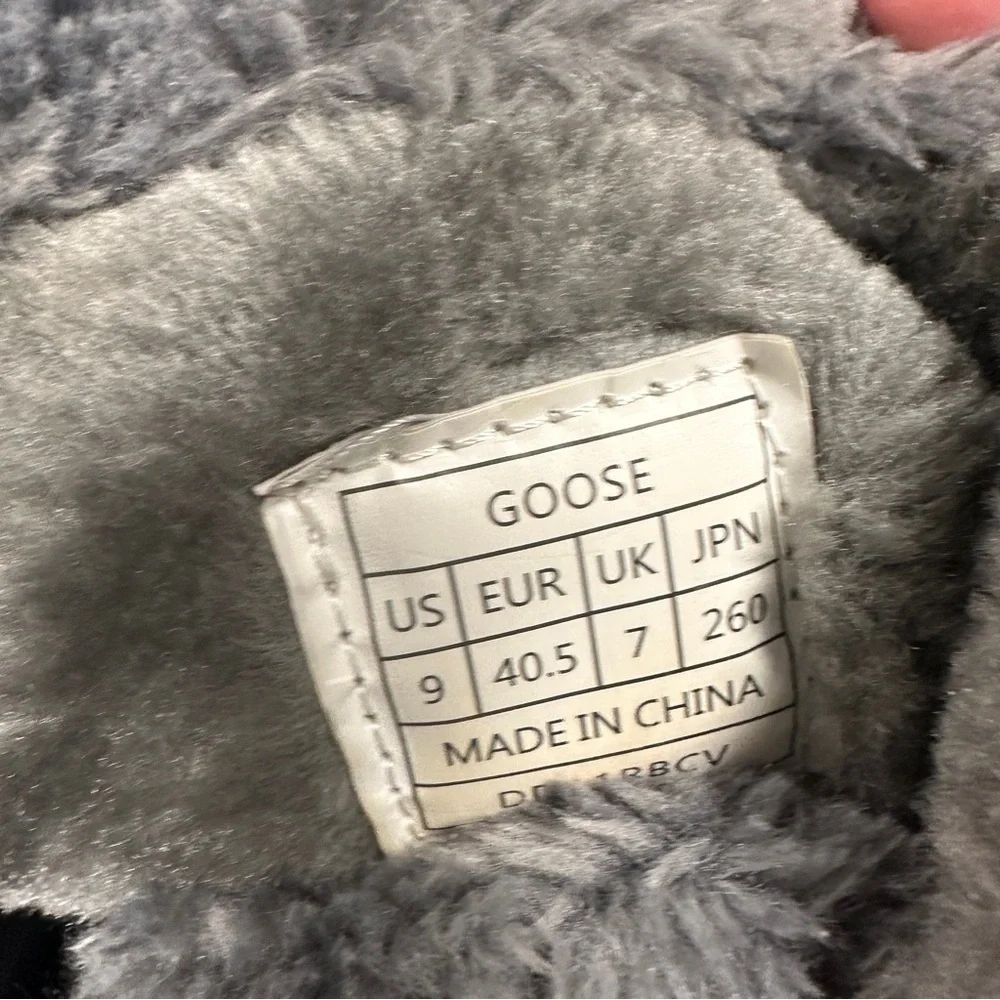 Dream Pairs Goose Womens Grey Faux Fur Winter Boots Size 9  EUC!